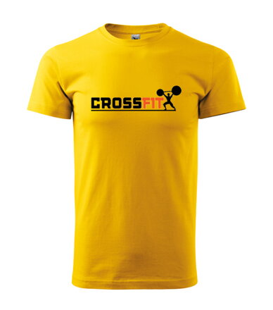 Tričko CrossFit, žlte