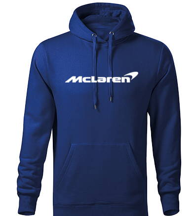 Mikina s kapucňou McLaren, modrá