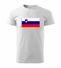 Tričko s logom Slovinsko, biele
