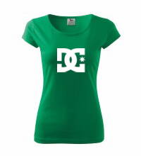Dámske tričko DC, zelené