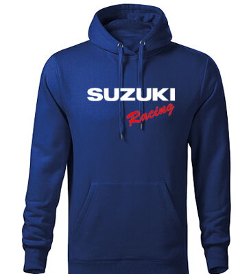 Mikina s kapucňou SUZUKI Racing, modrá