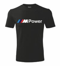 Tričko M-power, čierne