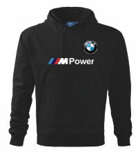 Mikina s kapucňou BMW / M-Power, čierna