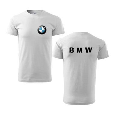Tričko BMW, biele 4
