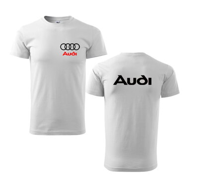 Tričko Audi, biele 3