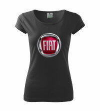 Dámske tričko Fiat, čierne