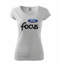 Dámske tričko Focus, biele