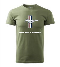 Tričko Mustang, Kaki zelené