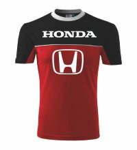 Tričko Honda, čiernočervené