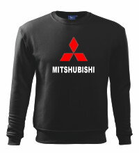 Mikina Mitsubishi, čierna