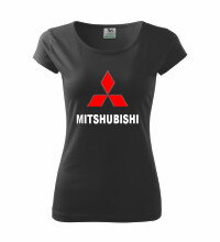 Dámske tričko Mitsubishi, čierne