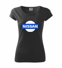 Dámske tričko Nissan, čierne