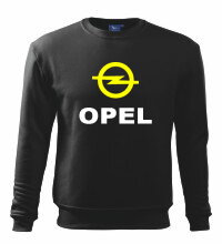 Mikina Opel, čierna