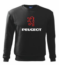 Mikina Peugeot, čierna