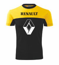 Tričko Renault, žltočierne