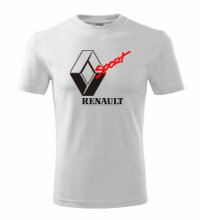 Tričko Renault, biele
