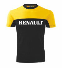 Tričko Renault, žltočierne 2