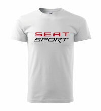 Tričko Seat Sport, biele