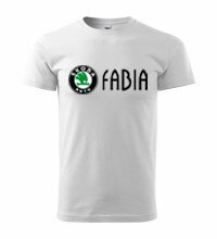Tričko škoda Fabia, biele