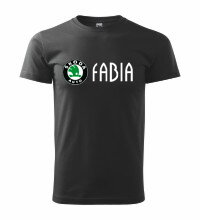Tričko Škoda Fabia, čierne