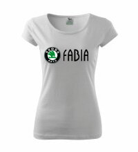 Dámske tričko Škoda Fabia, biele