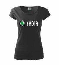 Dámske tričko Škoda Fabia, čierne