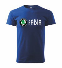 Tričko Škoda Fabia, modré