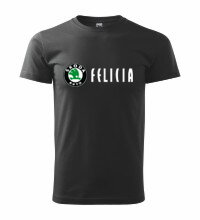 Tričko Škoda Felicia, čierne
