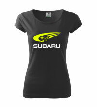Dámske tričko Subaru, čierne 2