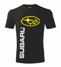 Tričko Subaru, čierne 3