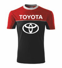 Tričko Toyota, červenočierne