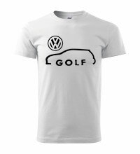 Tričko Volkswagen Golf, biele