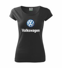 Dámske tričko Volkswagen, čierne