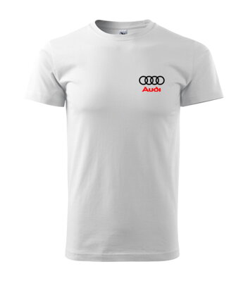 Tričko Audi, biele 2
