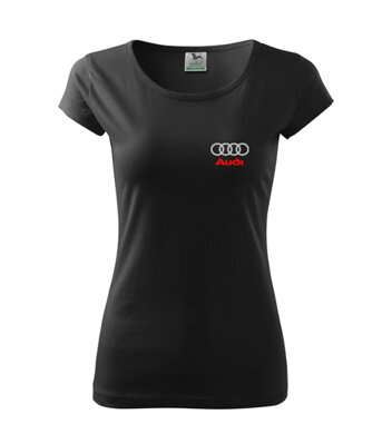 Dámske tričko Audi, čierne 2