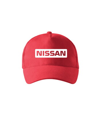 Šiltovka Nissan, červená