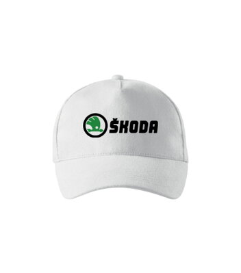 Šiltovka Škoda, biela