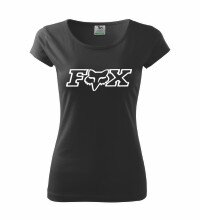 Dámske tričko Fox, čierne 2