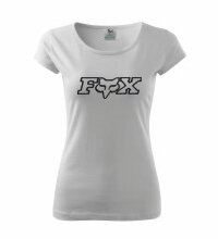Dámske tričko Fox, biele 2