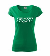 Dámske tričko Fox, zelené 2