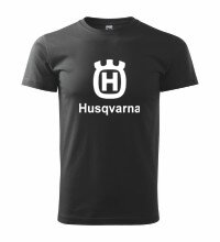 Tričko Husqvarna, čierne 