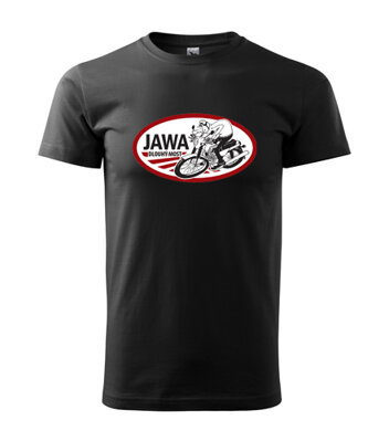 Tričko Jawa Racing, čierne