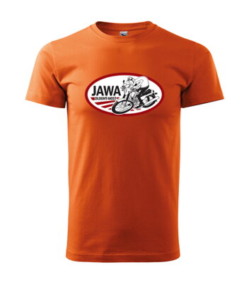 Tričko Jawa Racing, oranžové
