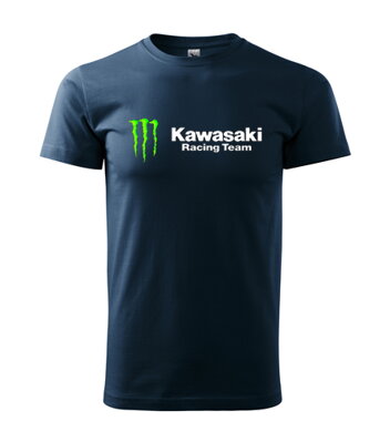Tričko Kawasaki Monster, tmavomodré