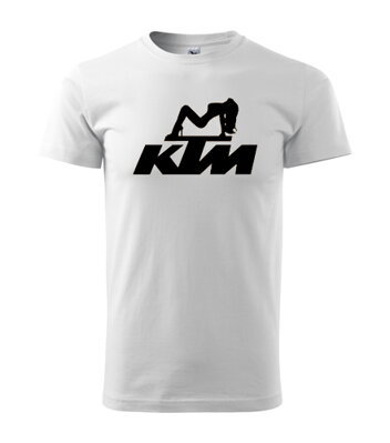 Tričko KTM w, biele