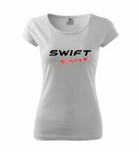 Dámske tričko Swift, biele