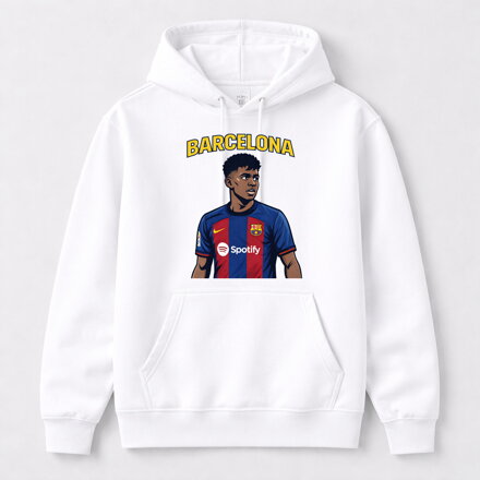 Mikina s kapucňou BARCELONA -  Lamine Yamal