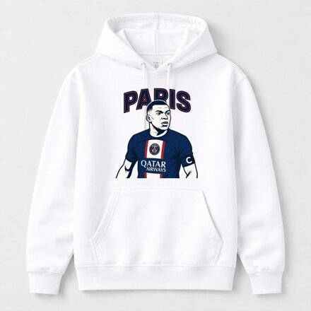 Mikina s kapucňou PARIS - Kylian Mbappé
