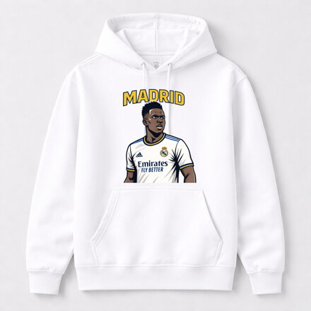 Mikina s kapucňou MADRID - Vinicius Júnior