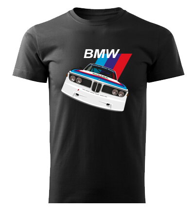 Tričko BMW auto 2, čierne